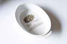 Ceramic Oval Baking/Casserole Dish bread & celery dressing recipe