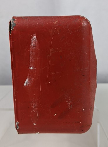 VTG Red Scott Metal Wall Mount Paper Towel Holder Dispenser Cabinet Shop Garage - Picture 6 of 13