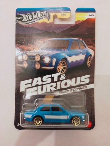 Hot Wheels Fast & Furious Ford Escort RS1600 Brian O'Conner die cast carded