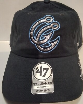 CC Hooks WOMENS SPARKLE Baseball Cap ADJUSTABLE NEW NAVY BLUE 