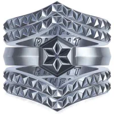 Silicone Wedding Rings for Women by Rinfit. 5 Rubber Rings Set - Metallic Colors