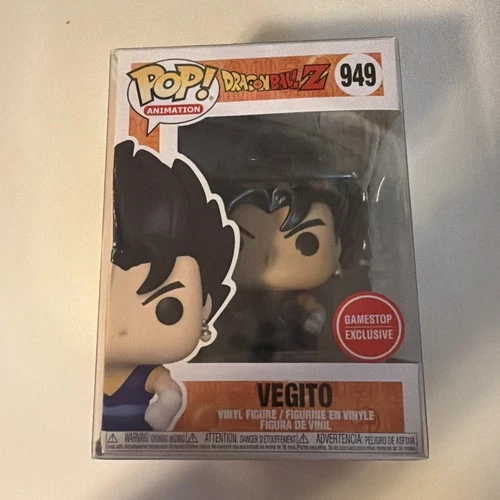 Funko Pop! Dragon Ball Z Vegito 949 GameStop Exclusive Metallic protector