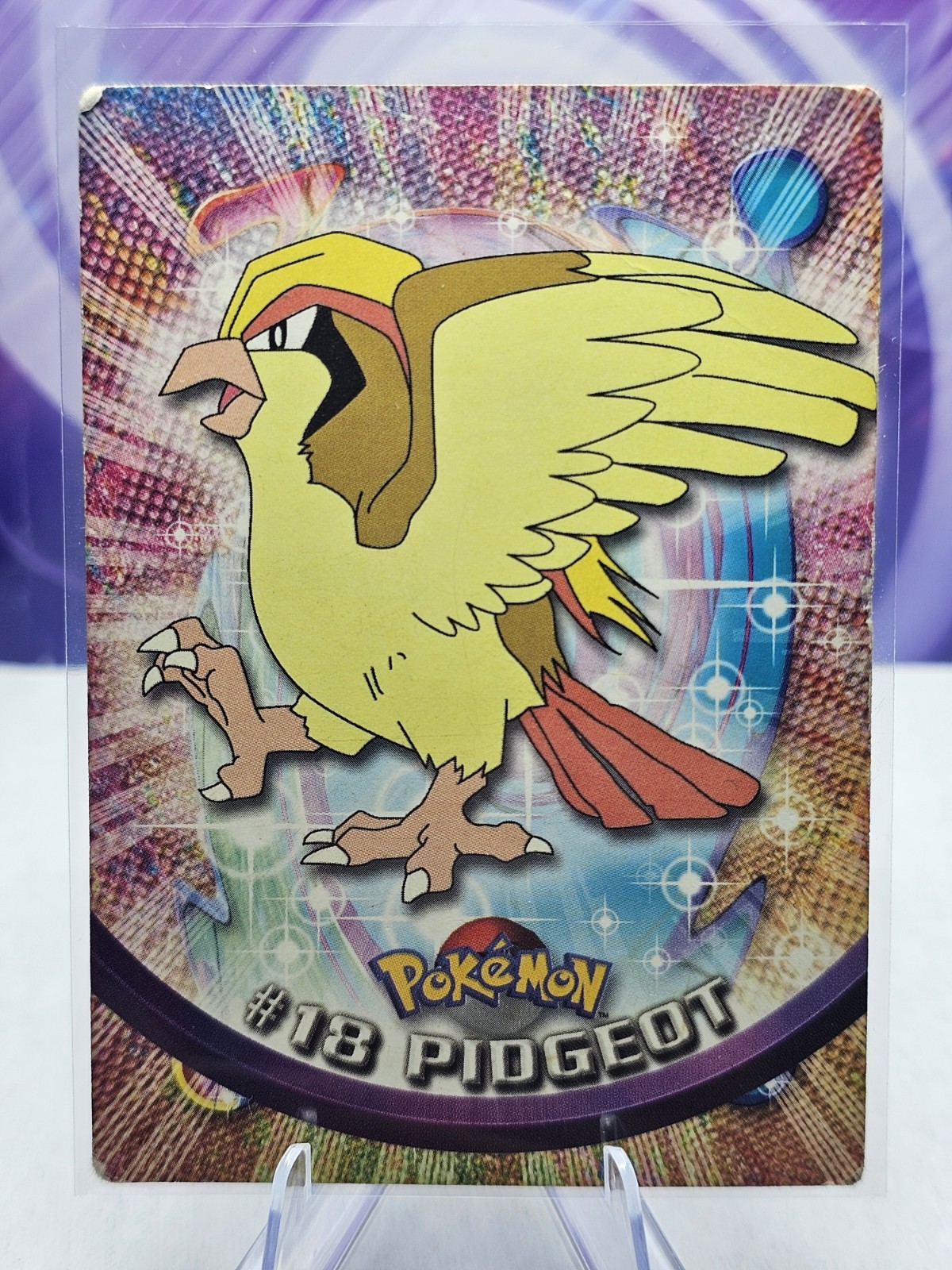 Pokemon Card Pidgeot #18  Topps Series 1 Black Logo HP