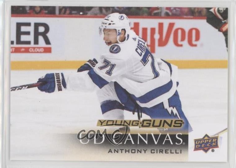 2018-19 Upper Deck UD Canvas Young Guns Anthony Cirelli #C236 0c1o
