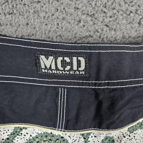 Pantalones Cortos MCD Para Hombre 34" Negro Boardshorts De Colección Cordón Patinador Y2K - Imagen 8 de 9