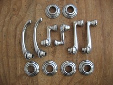 48 1949 1950 1951 1952 Cadillac Door Handle Window Cranks Escutcheons-2 Sets