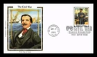 DR JIM STAMPS US COVER RAPHAEL SEMMES CIVIL WAR FDC COLORANO SILK CACHET