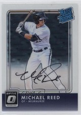 2016 Panini Donruss Optic Rated Rookies Signatures Michael Reed #RR-MR Auto 05v0
