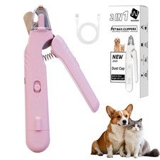 2-in-1 Dog Nail Grinder  Dog Nail Clippers Trimmers for Large Medium Small D...