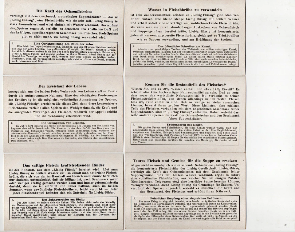 1  LIEBIG  SAMMELBILDERSERIE  1 - 6,  AUS VENEDIGS VERGANGENHEIT  A:  1004 - Bild 2 von 2