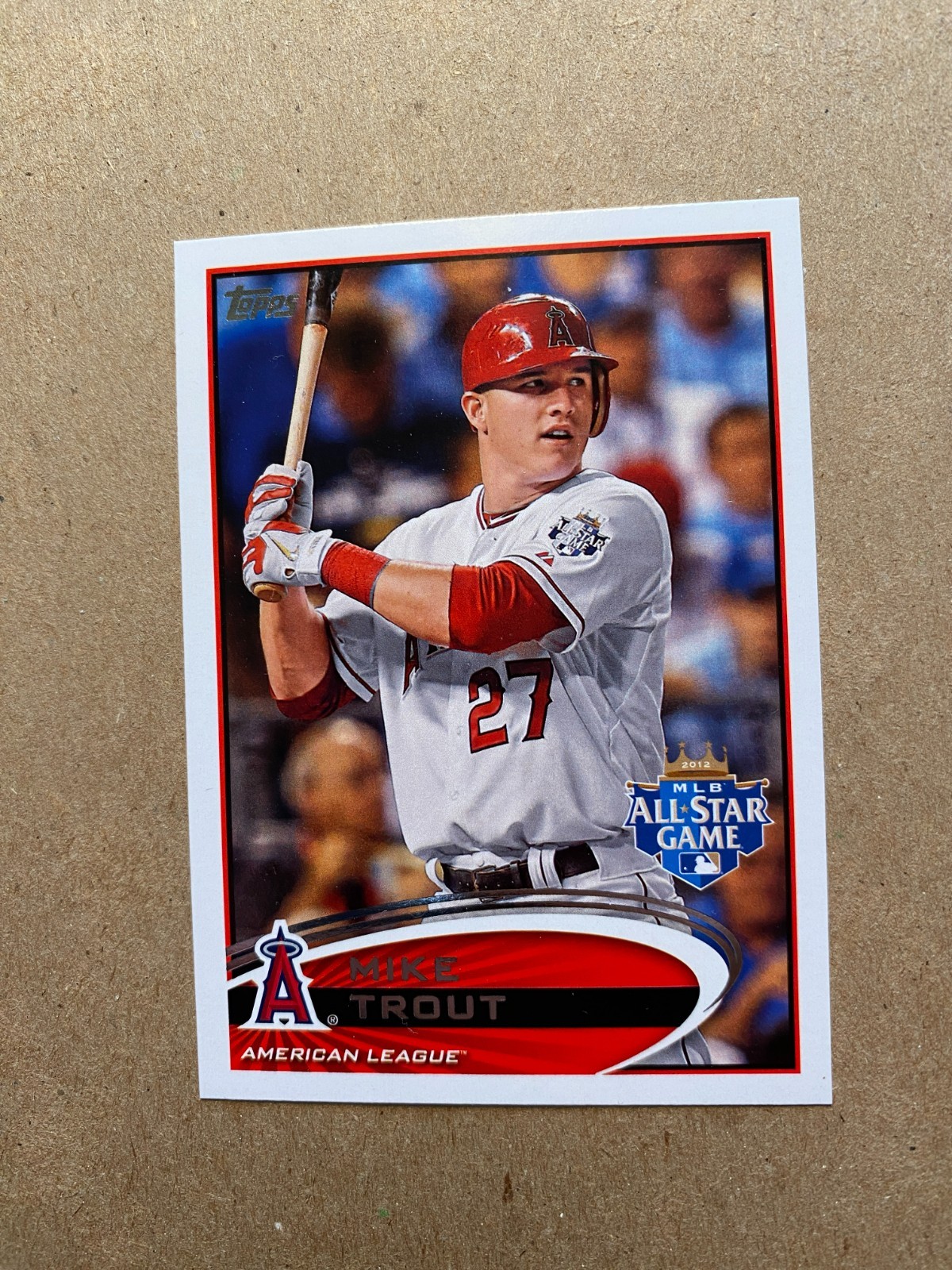 2012 Topps Update #US144 Mike Trout 2nd year All-Star Game NM-MT