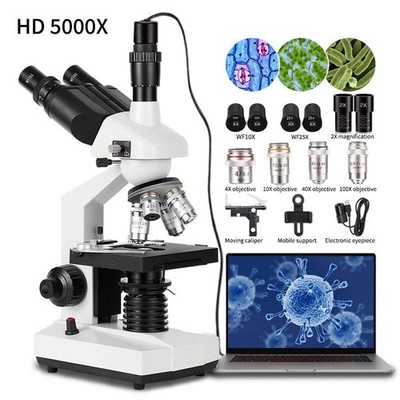 Light-emitting diode electronic optical biological three-microscope medical labo
