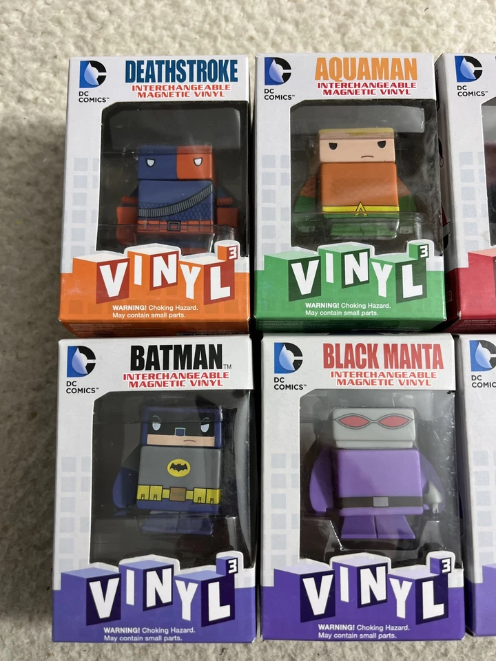 Lote de 6 figuras de vinilo Funko de DC Comics Deathstroke Batman Aquaman Harley Quinn Foto 2 de 4
