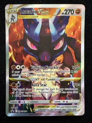 Lucario VSTAR SWSH291 Holo Promo Sword & Shield Promo Pokemon Near Mint
