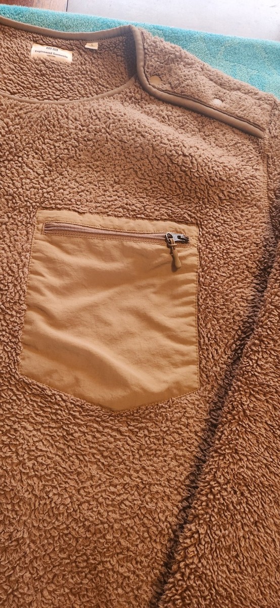Uniqlo Engineered Garments warm fleece sweater Mens SZ LARGE Excellent Brown View 4