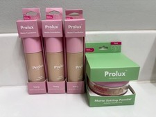 PROLUX 3 IVORY MATTE FOUNDATION 1.35 OZ  1 MATTE SETTING POWDER WITH PUFF 10g