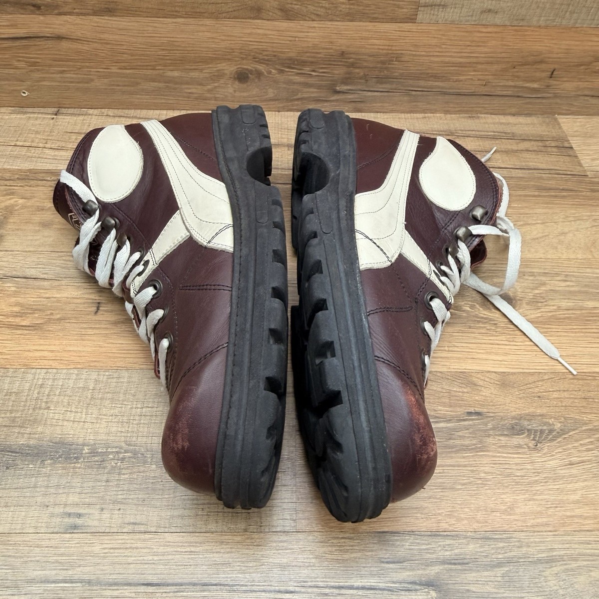 Puma Rudolf Dassler Schuhfabrik Men Size 11 Brown Leather Boots | eBay