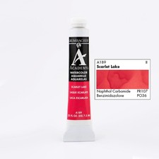 Grumbacher Academy Watercolor Scarlet Lake