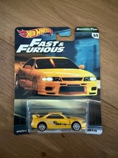 Hot Wheels Fast & Furious - NISSAN SKYLINE R33 BCNR33 - 3/5 2017 1/64 ORIGINAL