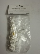 NEW Victoria Lynn VL Lace Garter Women Ladies 1 PC - Cream - NEW NWT KR3