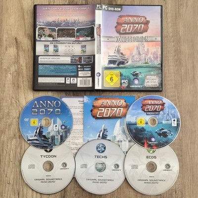 PC - DVD ROM   Anno 2070 - Königsedition inkl. Soundtracks   CIB | TOP