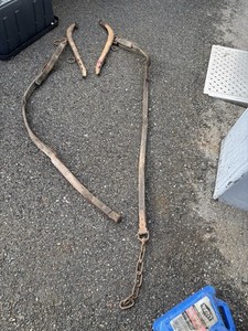 Antique Horse Harness Leather Straps Attached. Farm Oxen Mule