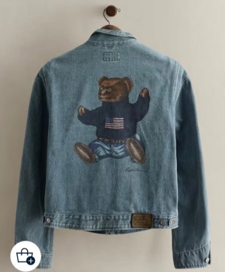 vintage Polo ralph lauren 92 Sit Down Bear jacket