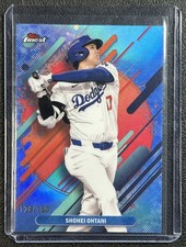 SHOHEI OHTANI 2025 TOPPS FINEST #208 RARE SKY BLUE REFRACTOR 128/150 DODGERS