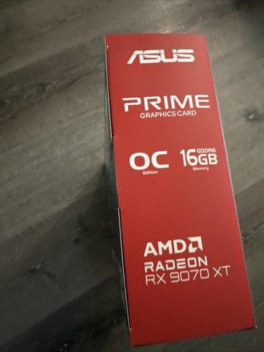 NEW in hand ASUS Prime Radeon RX 9070 XT OC Edition Graphics Card - Afbeelding 3 van 3