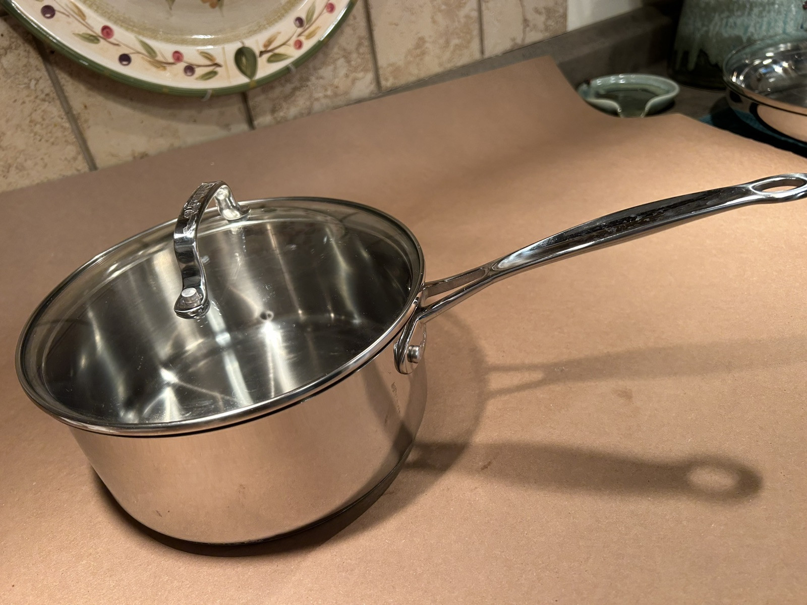 Cuisinart 7193-20G Chef's Classic 3-Quart Stainless Steel Saucepan with Lid for Cooking and Pouring
