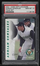 2001 Grandstand Kane County Cougars Adrian Gonzalez PSA 10 GEM MT k4s