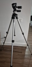 Manfrotto 3021 Tripod with 3030 Pan/Tilt Head Aluminum Flip Lock Adjustable