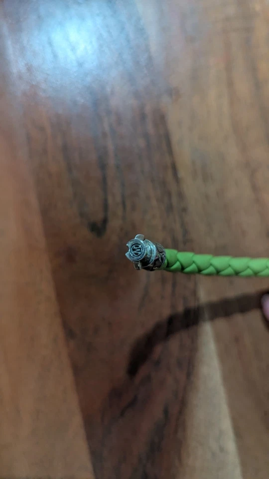 John Hardy серебро зеленый 7 «плетеный Кали кожи с застежкой - Изображение 4 из 4