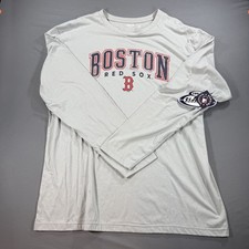 Boston Red Sox Brand New Long Sleeve T-Shirt Size 2XL Genuine MLB Merchandise