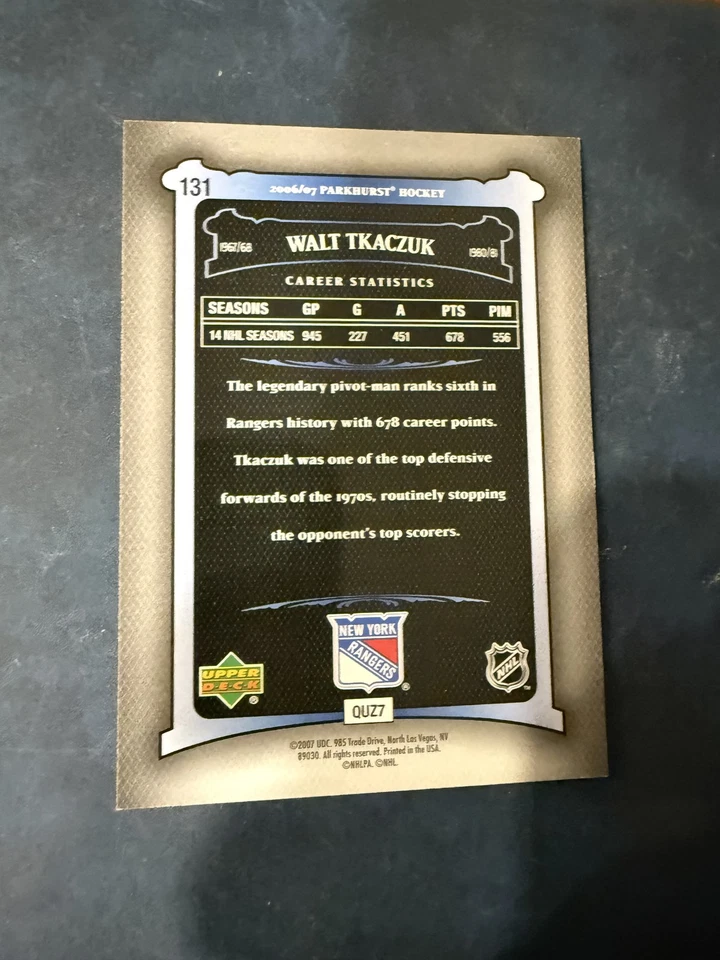 Walt Tkaczuk Parkhurst - Image 2 of 2