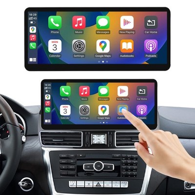 For Benz ML W166 GL X166 NTG4.x 12.3' Wireless CarPlay Multimedia TouchScreen