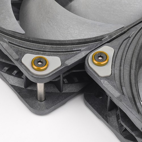 Easy Installation Fan Screws Reliable Metal Radiator Mounting Set for Quiet Pc - Afbeelding 3 van 8