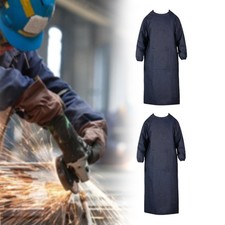 Welding Apron Apron Long Sleeves Efficiency Convenient Withstand Spatter Comfort