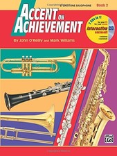 ACCENT ON ACHIEVEMENT, BK 2: E-FLAT BARITONE SAXOPHONE, By John O'reilly & Mark