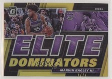 2019 Panini Donruss Optic Elite Dominators Gold Prizm 7/10 Marvin Bagley III 9w4