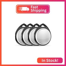 4 Pack Tracker Tags Apple MFi Certified Bluetooth Air Tracker Pair with Apple