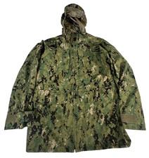 US Navy NWU Type III AOR2 Gore-Tex Parka Jacket Size Small Long