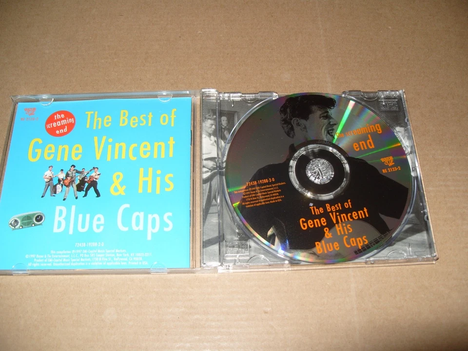Gene Vincent - Screaming End (The Best of , 1997) CD NEAR MINT/INLAYS EX+. (M3) - Image 4 of 4