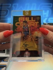 2025-26 Topps Three Basketball Chaz Lanier Full Court Red Auto /5 RC