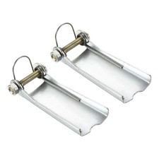 2pcs 2.2" Replacement Hooks Latch Metal Receiver Hitch for Trailer Silver