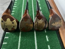 PowerBilt Citation Vintage Wooden Golf Club Set 1, 3, 4 and 5 Classic Collection