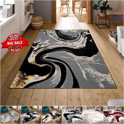 ONLINE BEDDING STORE Tappeti Extra Large Pile Corto Morbidi Moderni Antiscivolo Tappeto Soggiorno Camera da Letto