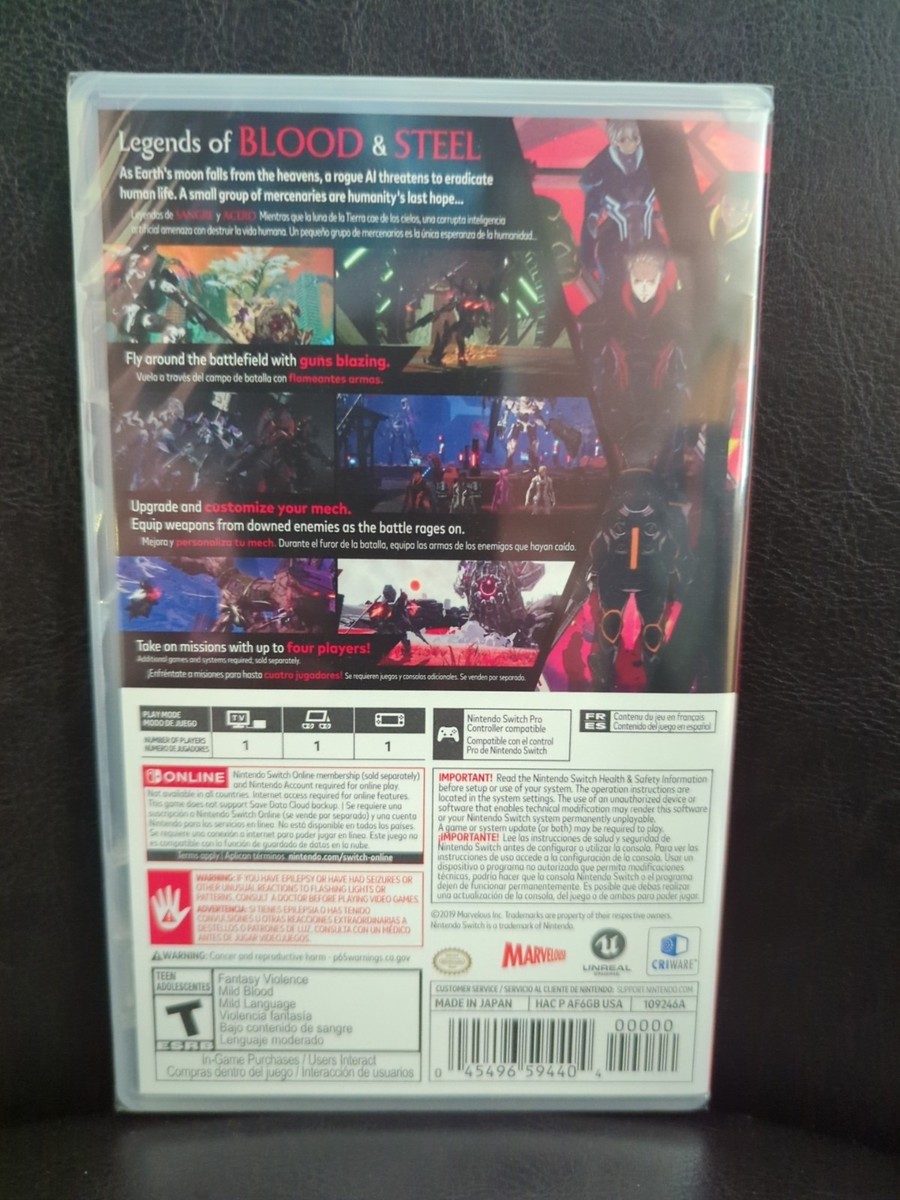 Nintendo Switch - 　デモンエクスマキナ　新品未開封 DAEMON X MACHINA Nintendo Switch Japanese/English/Chinese