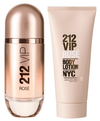 Carolina Herrera 212 VIP Rose EDP Set 80ml + 100ml BL + 10ml OVP NEW