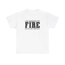 Los Angeles Fire Department T Shirt S-5XL NEW Unisex Cotton Tee